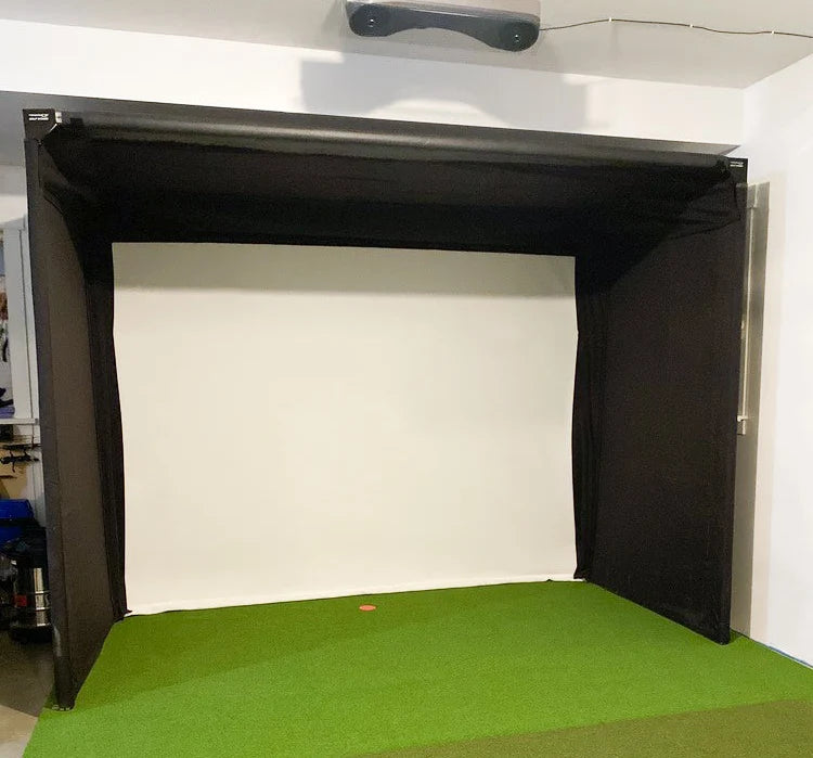 The Sport Screen Golf Studio Parlour Series Freestanding Golf Enclosure