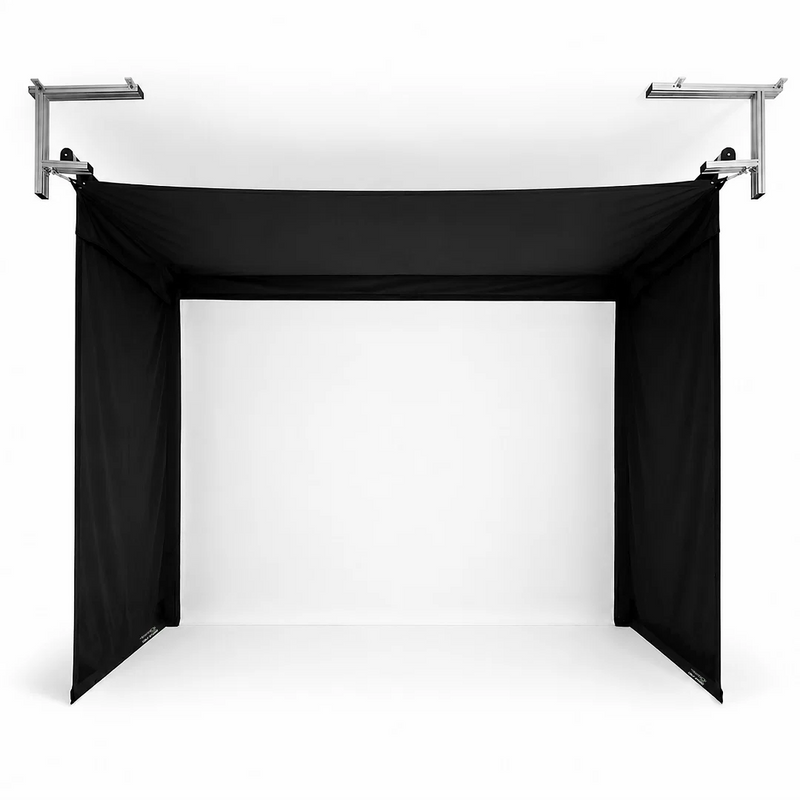 The Sport Screen Golf Studio Vanish Series Retractable Golf Enclosure