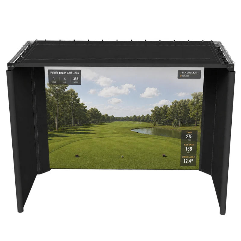 The Sport Screen Golf Studio Parlour Series Freestanding Golf Enclosure