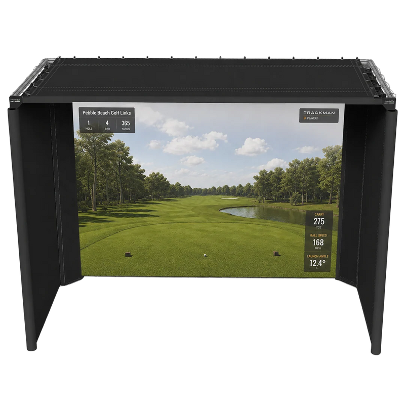 The Sport Screen Golf Studio Parlour Series Freestanding Golf Enclosure