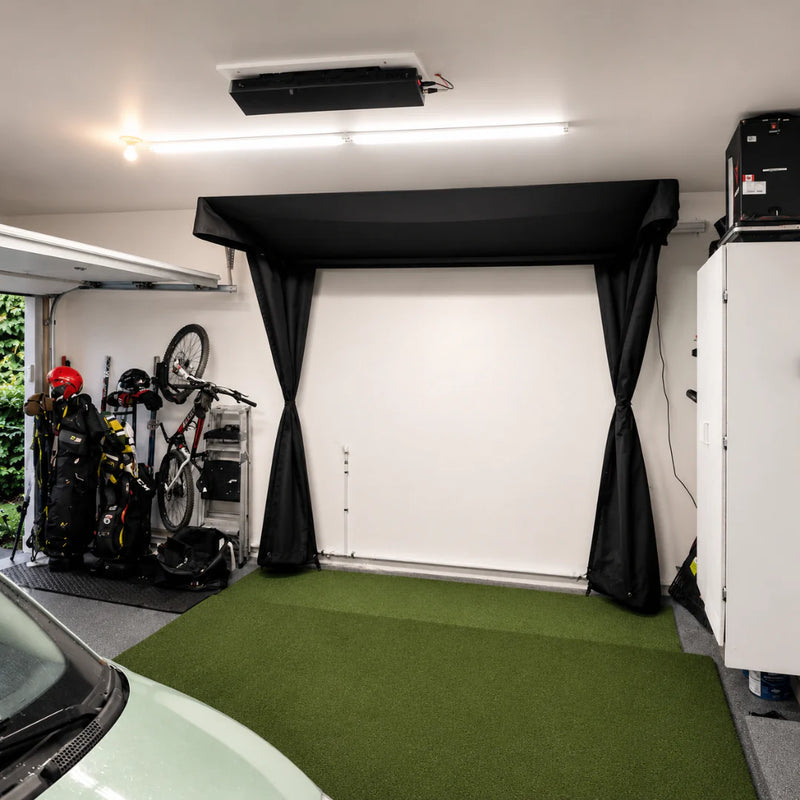The Sport Screen Golf Studio Vanish LITE Hybrid-Retractable Golf Enclosure