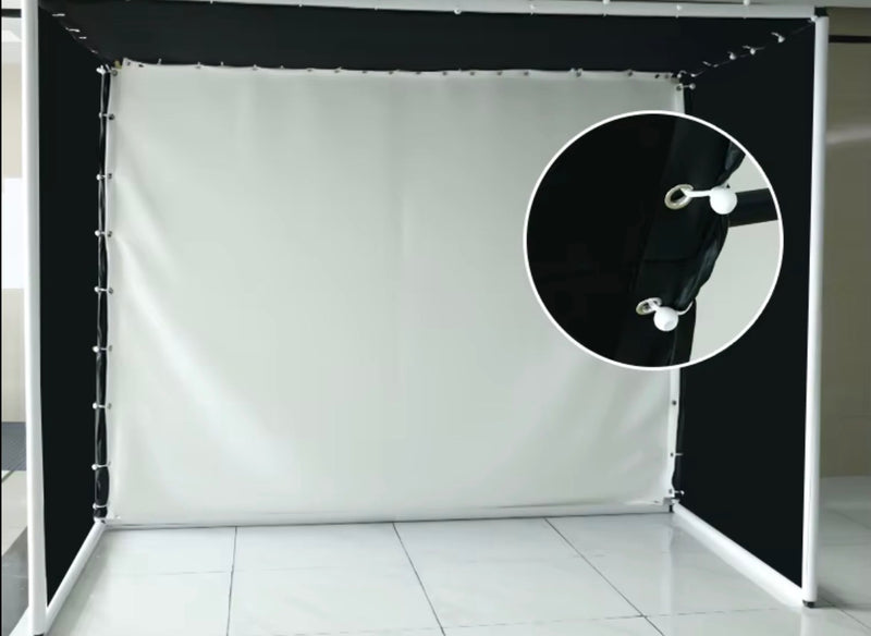 Golf Simulator Enclosure Golf Frame Indoor Golf Simulator Impact Screen Enclosure