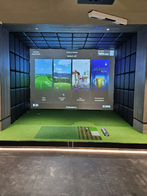 High-End 4K Golf Simulator