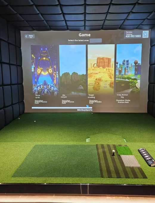 High-End 4K Golf Simulator