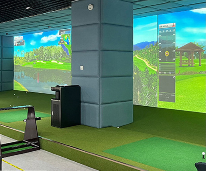 Professional Indoor Golf Simulator System 3D Virtual Golf Experience