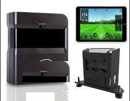Launch Monitor and Golf Simulator Tour Level Golf Analysis with Dual Doppler Radar Enhanced Camera Real-time Gameplay