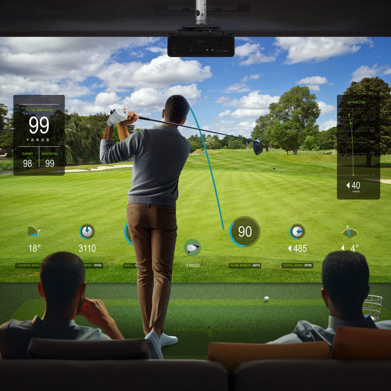 BenQ AK700ST 4000 Lumen 4K Short Throw Laser Golf Projector AK700ST-001
