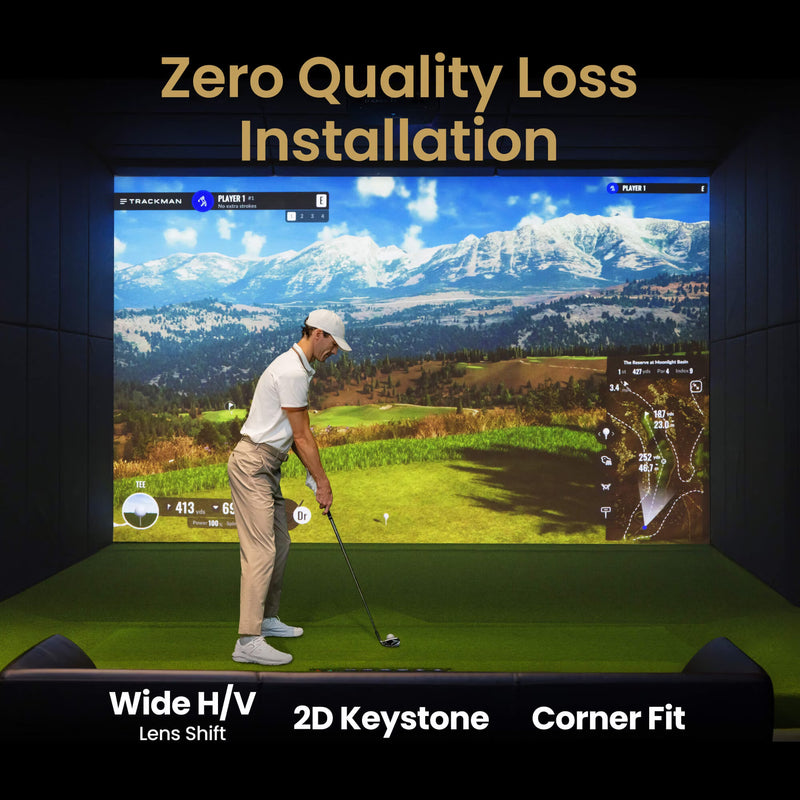 BenQ LK936ST 5100 Lumen 4K Short Throw Laser Golf Projector LK936ST-001