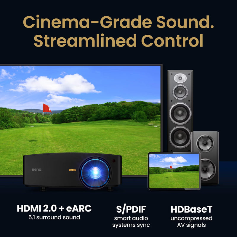BenQ LK936ST 5100 Lumen 4K Short Throw Laser Golf Projector LK936ST-001
